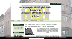 Desktop Screenshot of medicalcenter-innsbruck.at