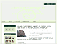 Tablet Screenshot of medicalcenter-innsbruck.at